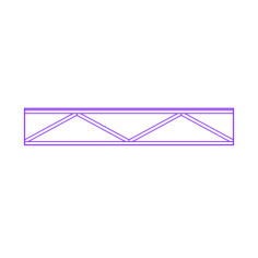 Buildings Wood Floor Systems Open Web Truss Simple Line Art Svg, Free Vectors File